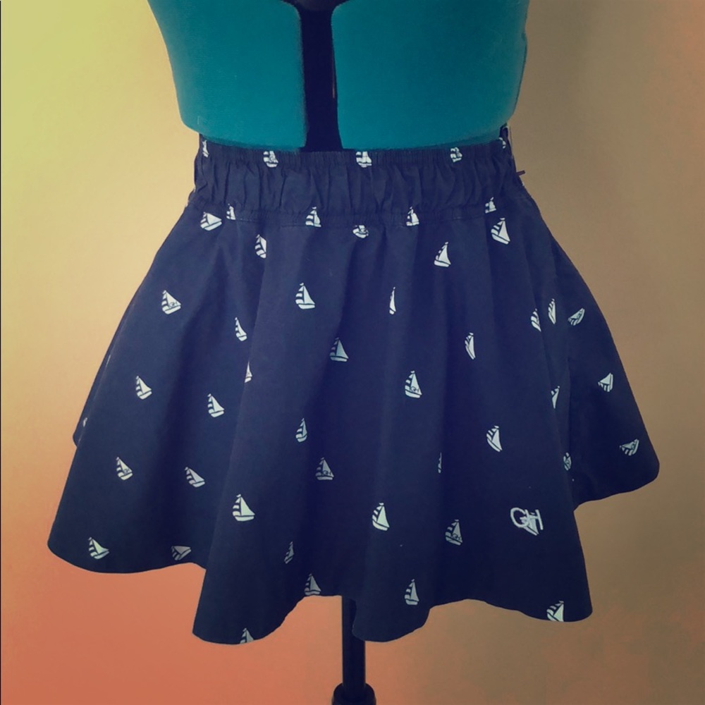 Navy Blue Gilly Hicks Skirt